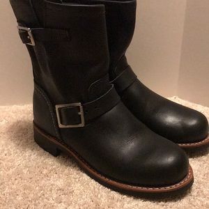 Red Wing Engineer 3354 Black Womens Leather  Boots